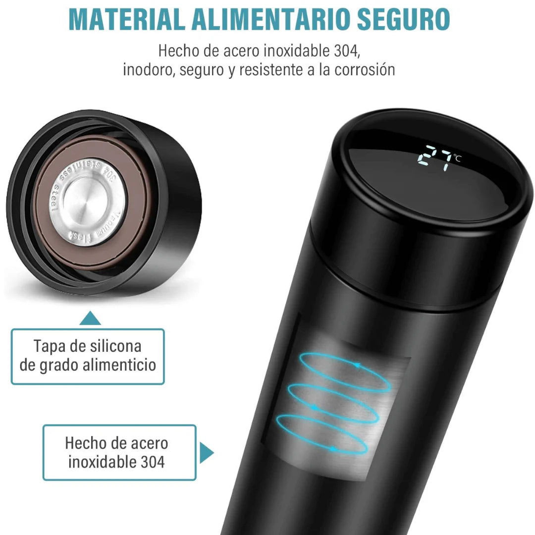 Digital Smart Thermos™ Termo inteligente Digital Táctil Led