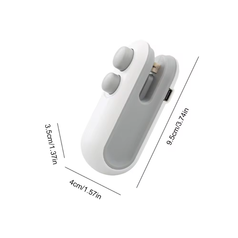 SealPro™- Mini Selladora De Bolsas Recargable