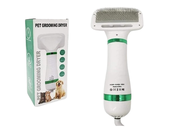 CoatCare™- CEPILLO SECADOR PARA PERROS Y GATOS