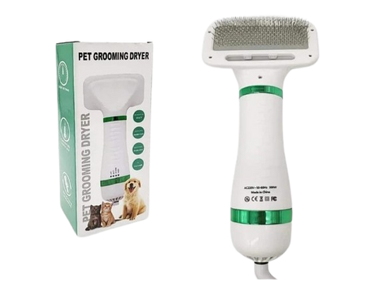 CoatCare™- CEPILLO SECADOR PARA PERROS Y GATOS