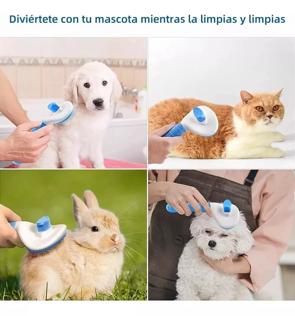 FurEase™ - Cepillo removedor de pelo con botón