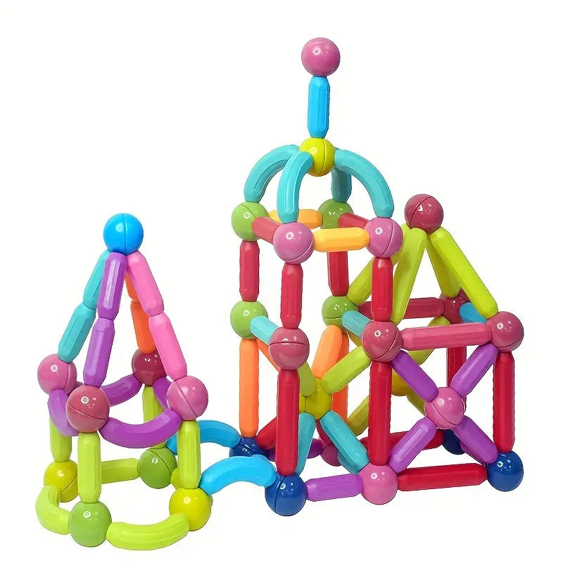 MagneBlocks™- Juego De Varillas Magnéticos 64 pzs